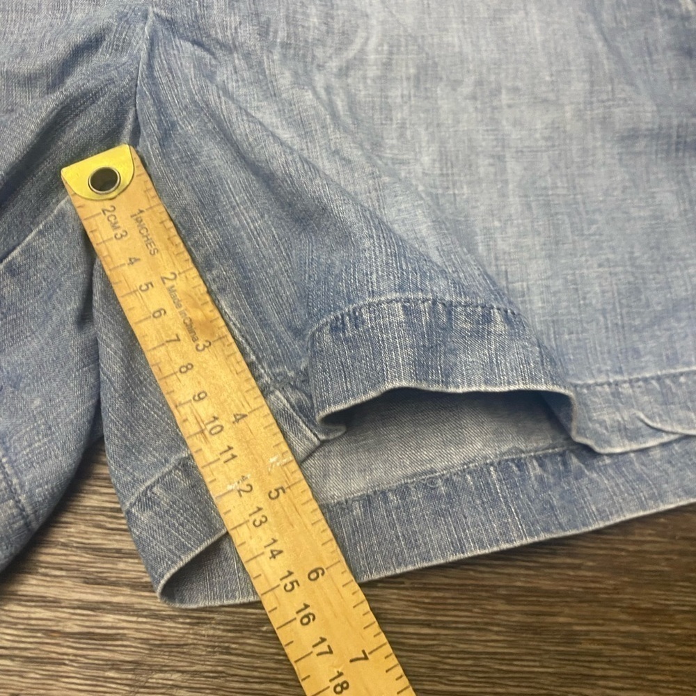 Tommy Hilfiger Light Blue Denim Jean Shorts - Picture 4 of 7